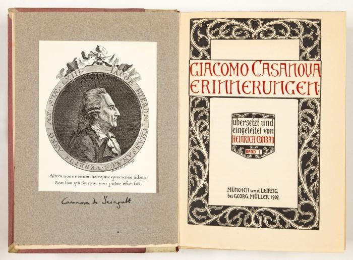 Erinnerungen. Übersetzt und eingeleitet von Heinrich Conrad. 15 Bde.