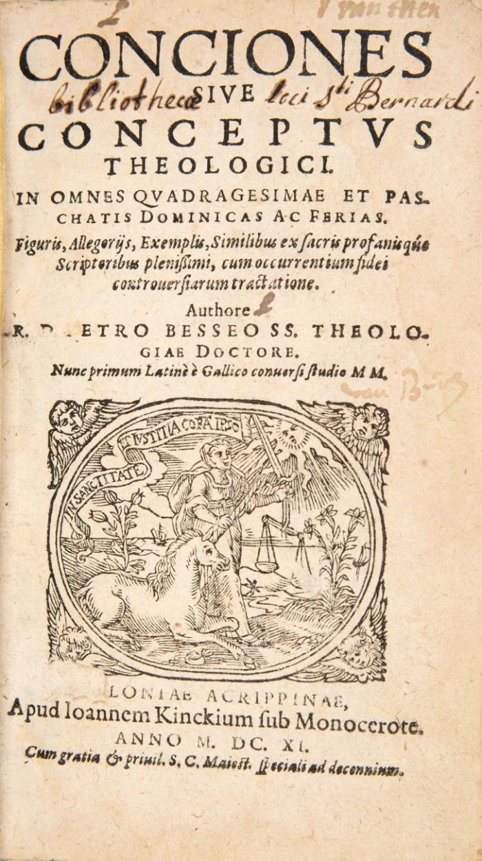 Conciones sive conceptus theologici. In omnes quadragesimae et paschatis dominicas ac ferias.