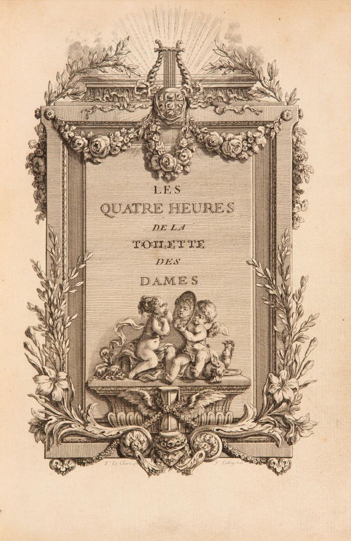 Les quatre heures de la toilette des dames, poëme érotique en quatre chants. (2. Aufl.).