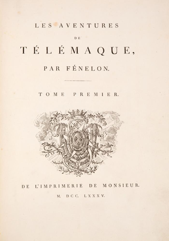 Les aventures de Télémaque. 2 Bde.