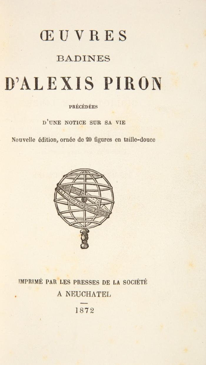 Oeuvres Badines. Précédées d'une notice sur sa vie. Nouvelle édition.