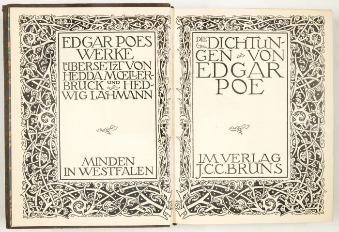 Werke. Übersetzt von Hedda Moellerbruck und Hedwig Lachmann. 6 Bde.