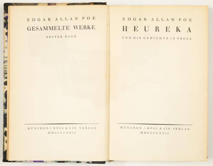 Gesammelte Werke. Herausgegeben von Fran Blei. 6 Bde.