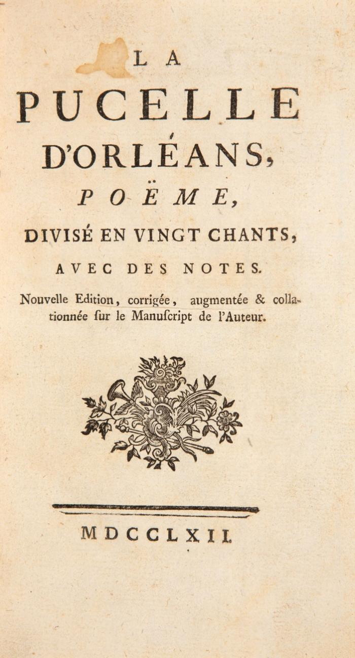 La pucelle d'Orléans.