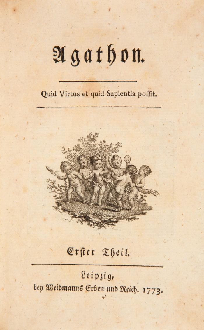 Agathon. Quid Virtus et quid Sapientia possit. 4 Bde.