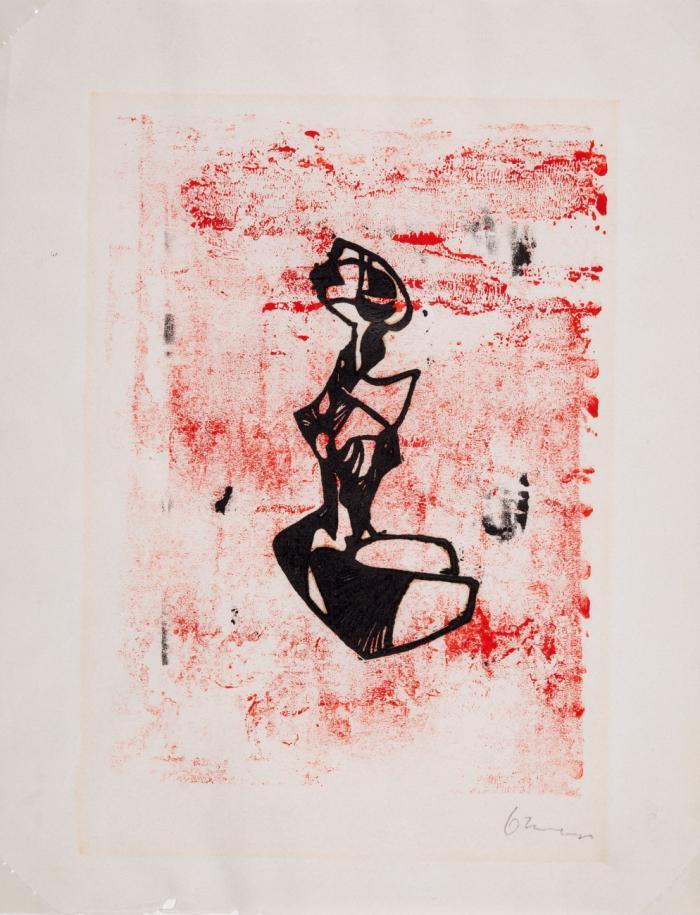 OHNE TITEL (SITZENDER AKT)