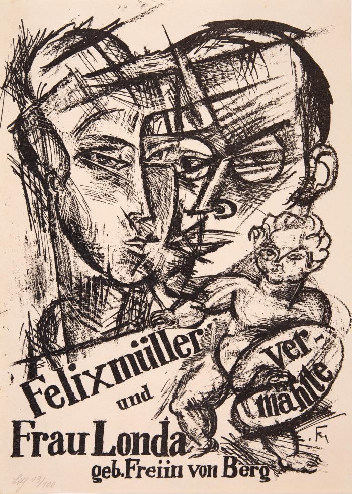 Felixmüller und Frau Londa - Vermählte