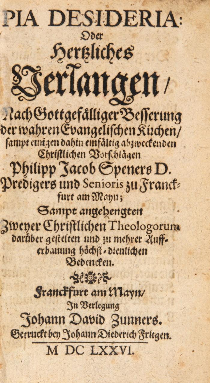 Sammelband mit drei barocken Werken.