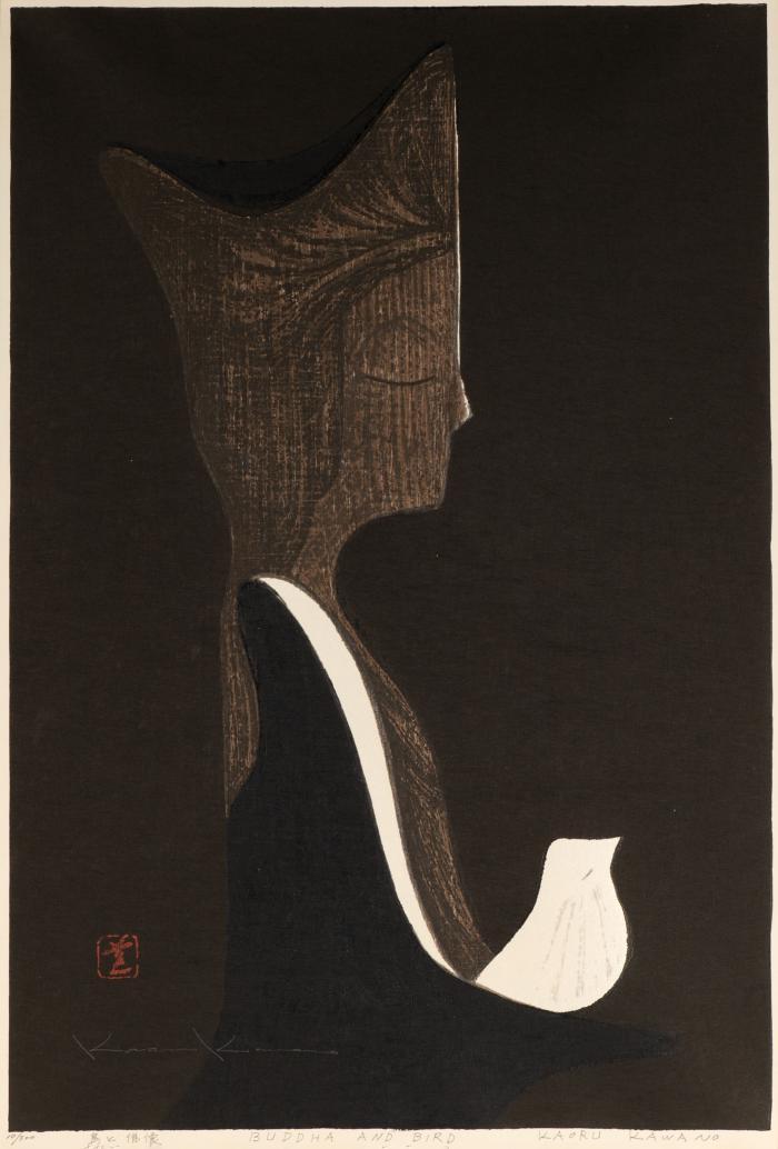 Buddha and bird / Ohne Titel (3x)