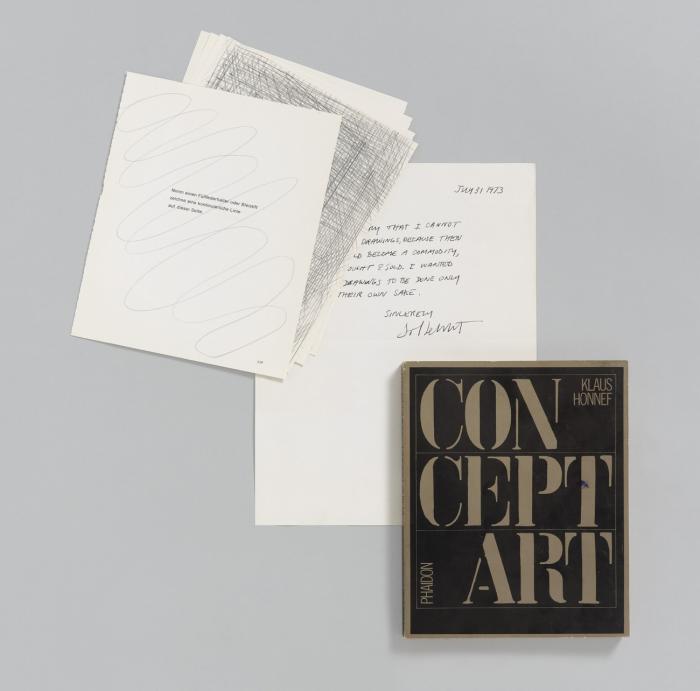 CONCEPT ART (PLAN FÜR EIN KONZEPT KUNST BUCH) 1971  (1973)