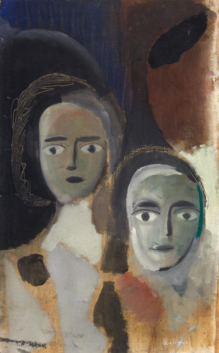 OHNE TITEL (2 KÖPFE)