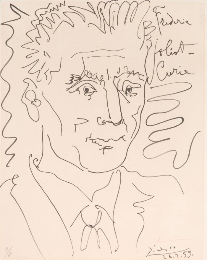 PORTRAIT DE FREDERIC JOLIOT-CURIE