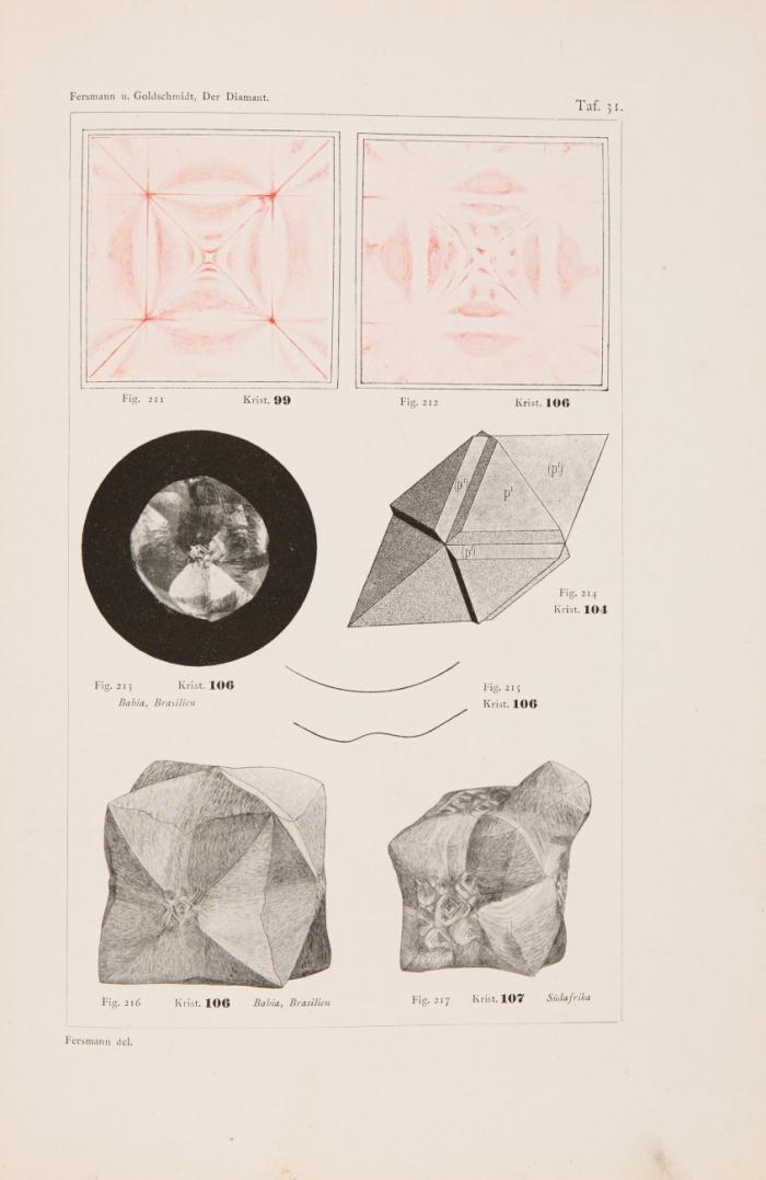 Der Diamant. Text- und Atlasband in 2 Bdn.
