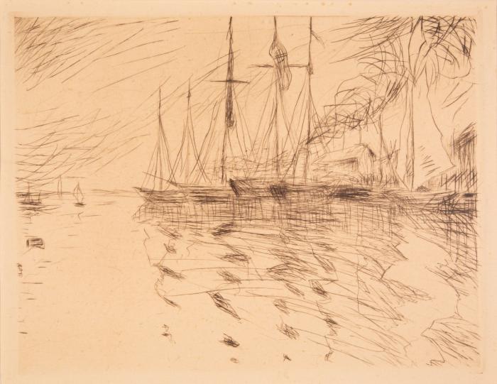 SCHIFFE IM HAFEN; FLENSBURG