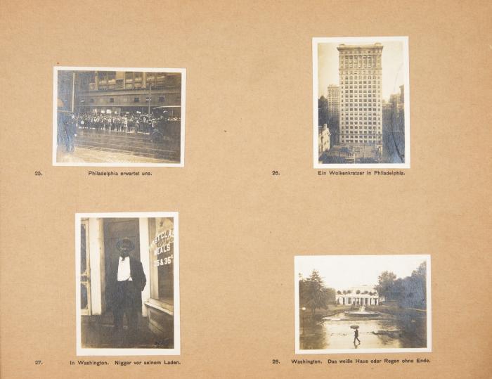 XIV. Deutsche Ärztliche Studienreise nach Amerika 1912. [Fotoalbum]