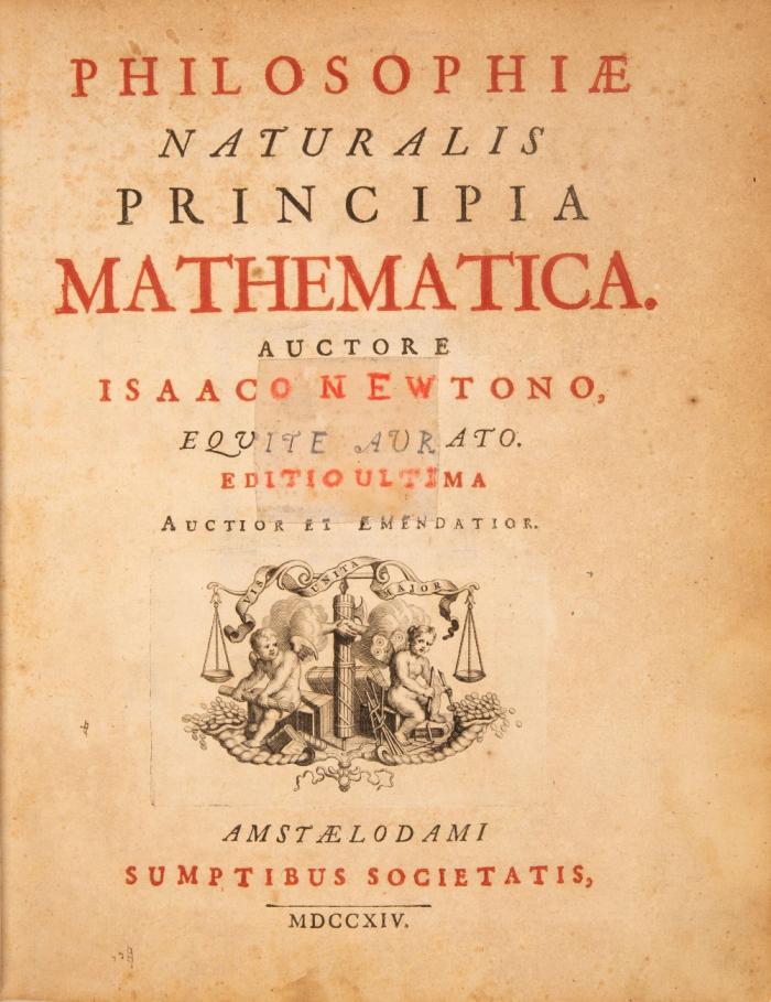Philosophiae naturalis principia mathematica.