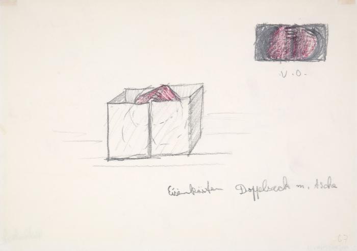 EISENKÄSTEN DOPPELSACK M. ASCHE 1967 / OHNE TITEL 1970/72