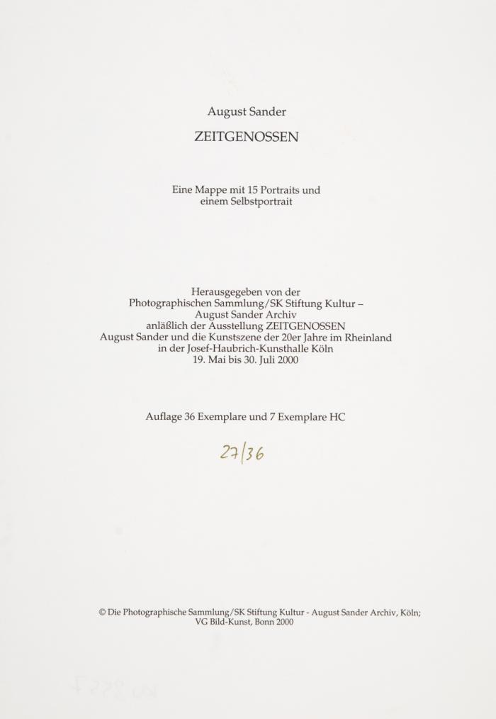 ZEITGENOSSEN