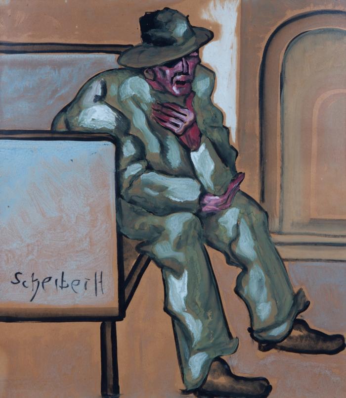 SITZENDER MANN