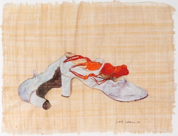 OHNE TITEL (SCHUHE UND HUMMER)