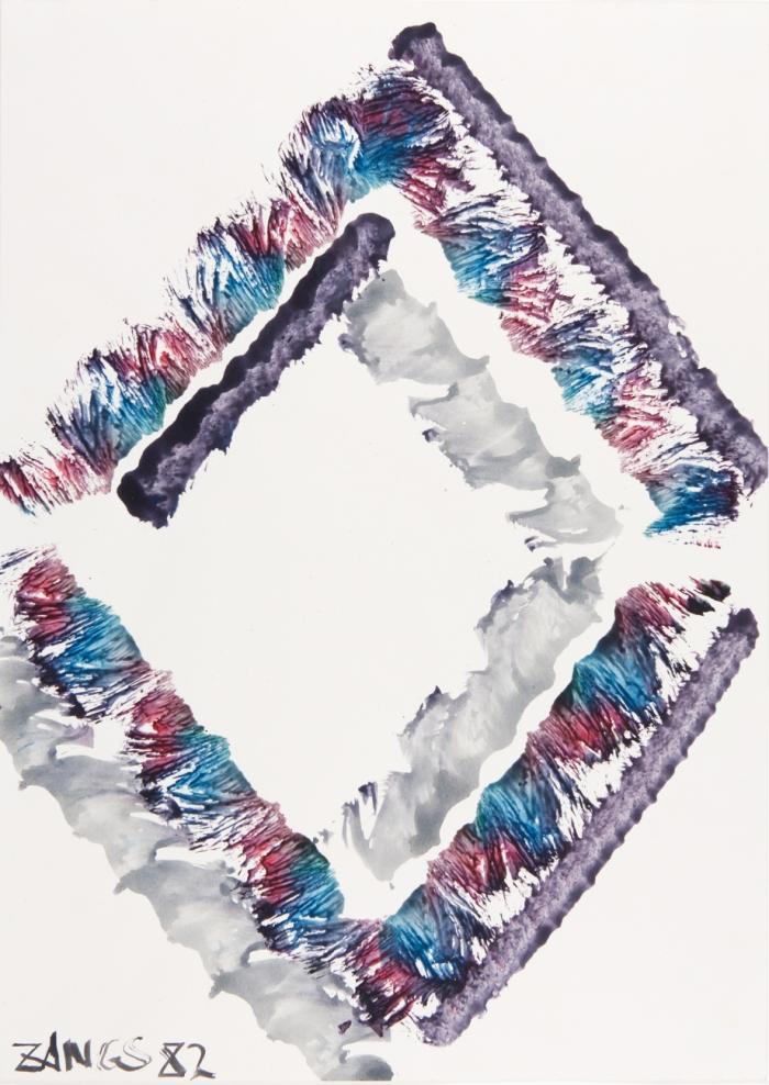 OHNE TITEL (PINSELABWICKLUNG)