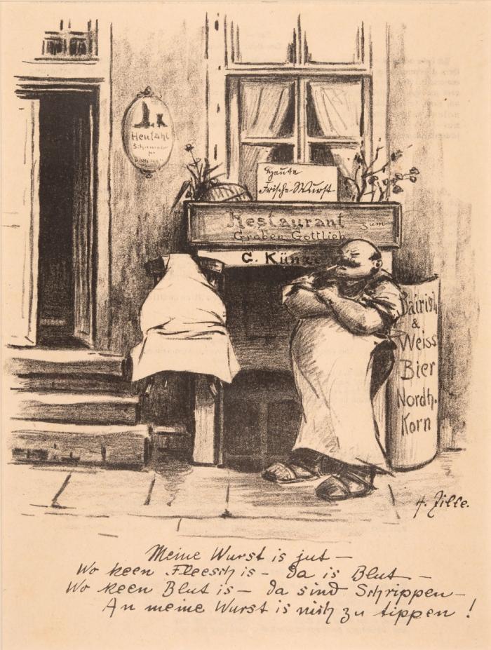 DE BUDIKER (AUS: BEILAGE ZUM BILDERMANN, 1. JG, NR. 4)