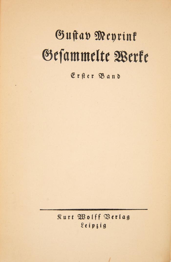 Gesammelte Werke. 6 Bde.