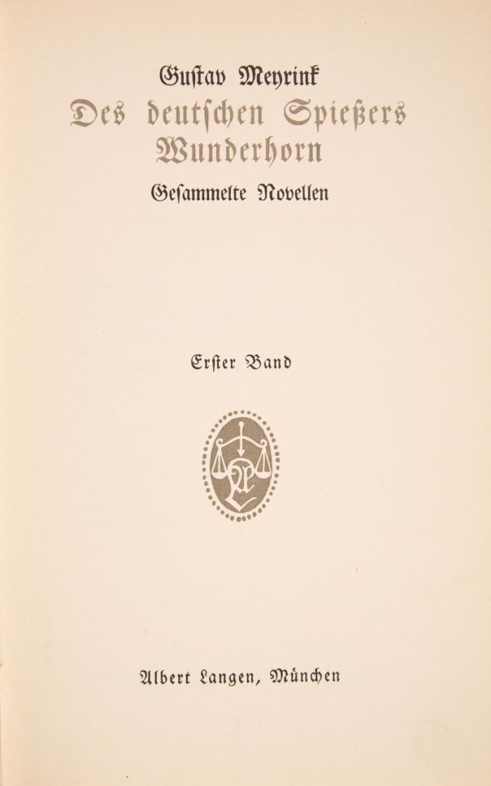 Des deutschen Spießers Wunderhorn. 3 Bde.