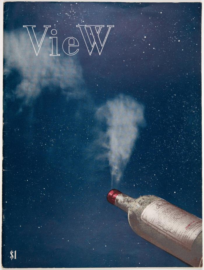 View. The modern magazine. Marcel Duchamp Number, Series V, No. 1.
