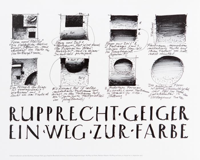 Ein Weg zur Farbe - Ein Weg zur Form.