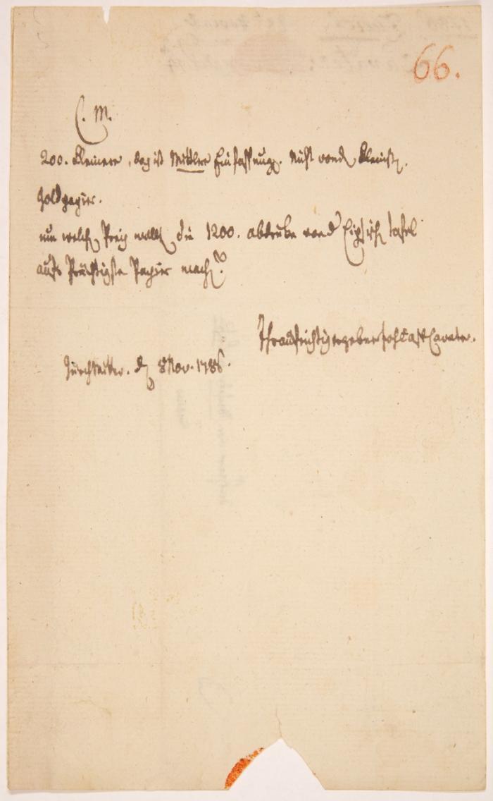 E. Brief m. U.