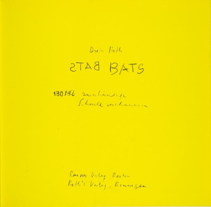 BATS. 130 zweihändige Schnellzeichnungen.