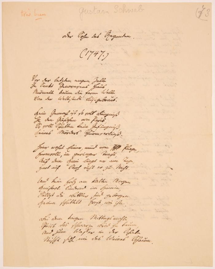 E. Gedicht m. U.
