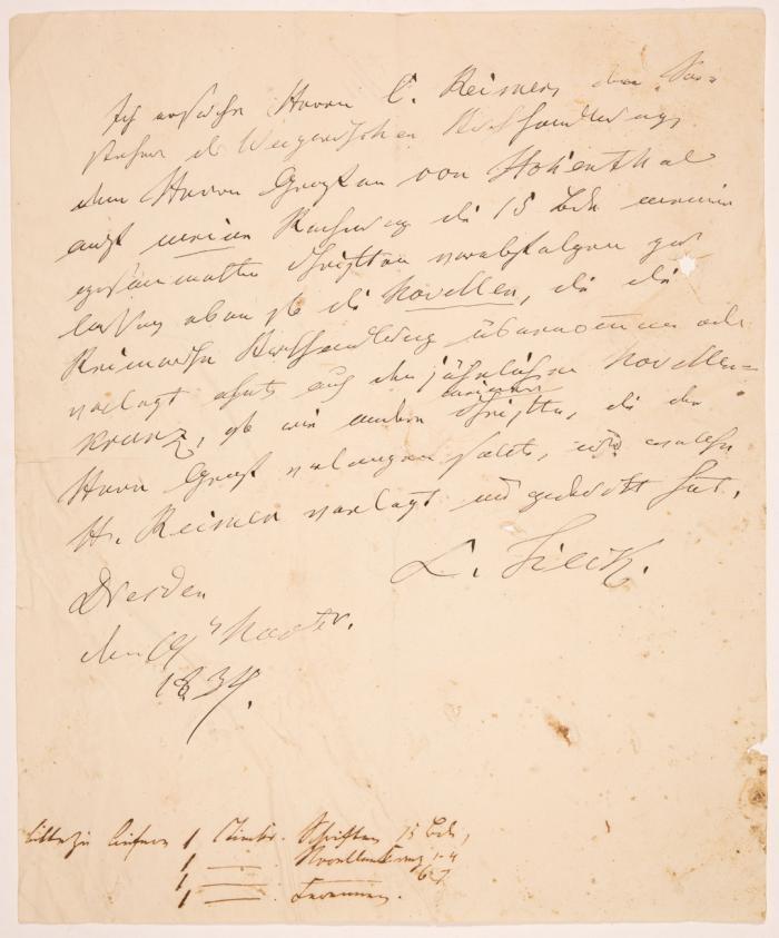 E. Brief m. U.