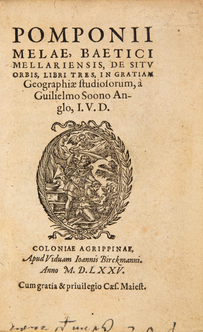 De situ orbis, libris tres.