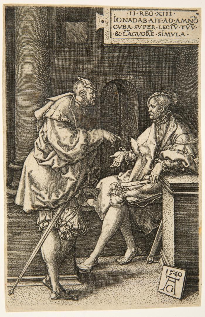 Amnon und Jonadab.
