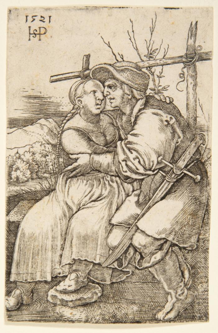 Der Bauer und seine Geliebte.