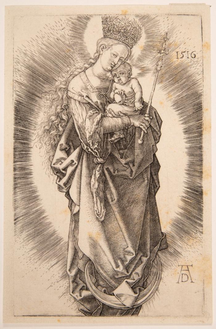 Maria mit Zepter und Sternenkrone.