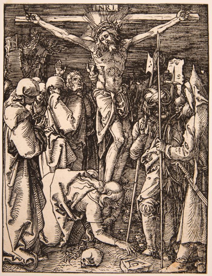 Christus am Kreuz. Aus der kleinen Holzschnittpassion.
