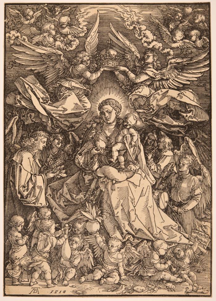 Maria als Königin der Engel.