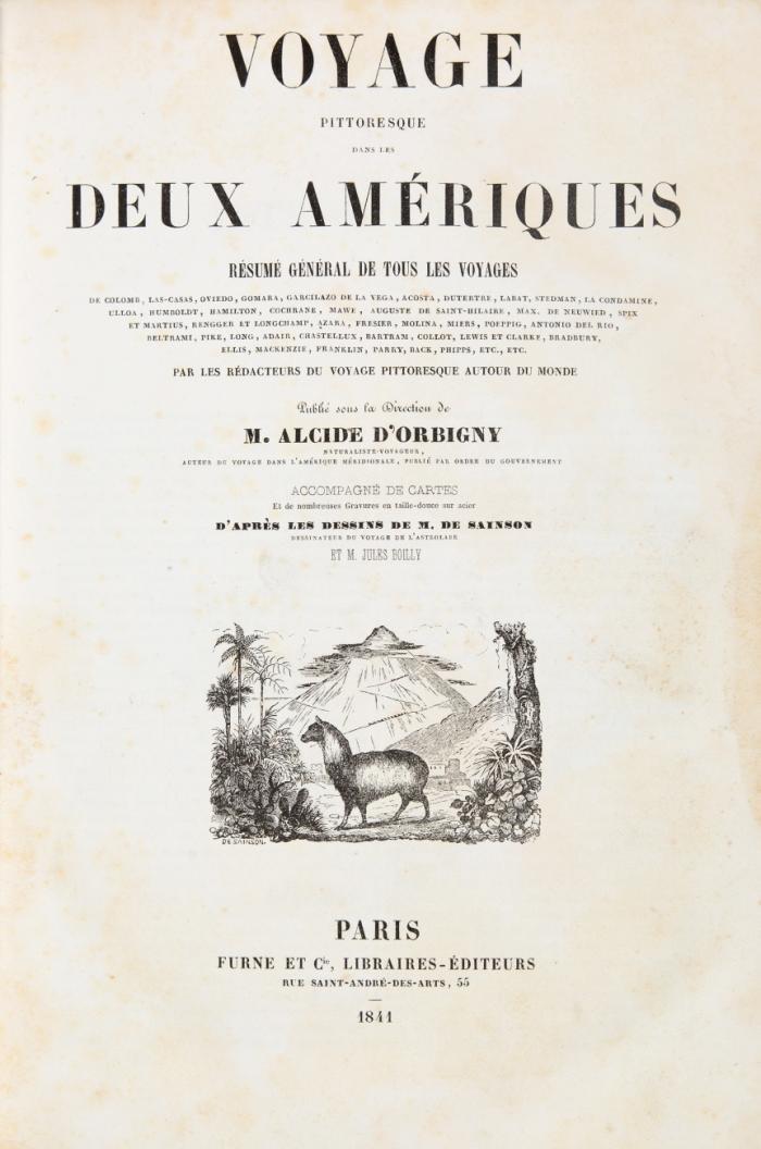 Voyage pittoresque dans les deux Amériques, résumé général de tous les voyages.