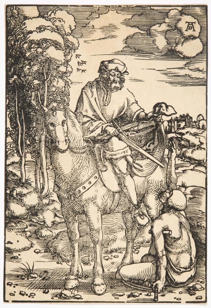 Hl. Martin zu Pferde. Nach Dürer.