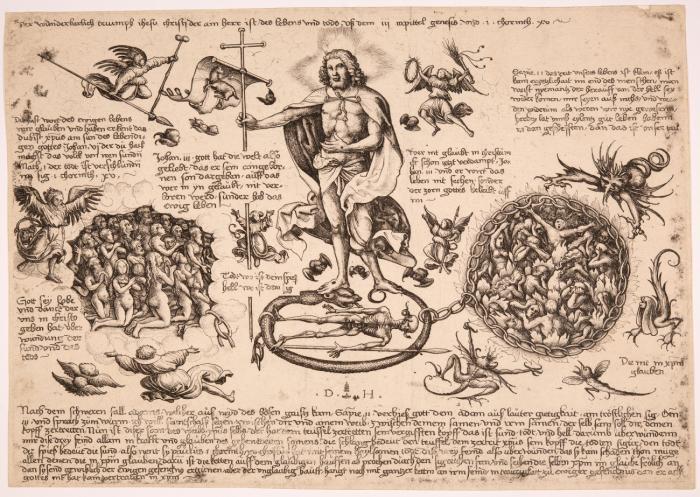 Christus triumphiert über Tod und Teufel.