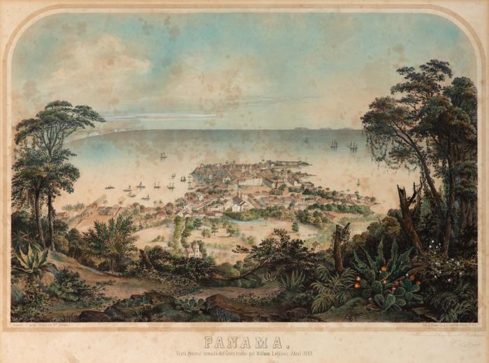 Panama. Vista géneral tomada del Cerro Ancon por William Leblanc.
