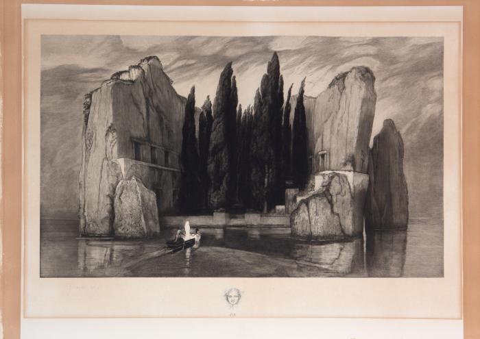 Die Toteninsel, nach Böcklin