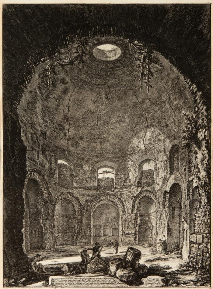 Veduta interna del Tempio della Tosse.