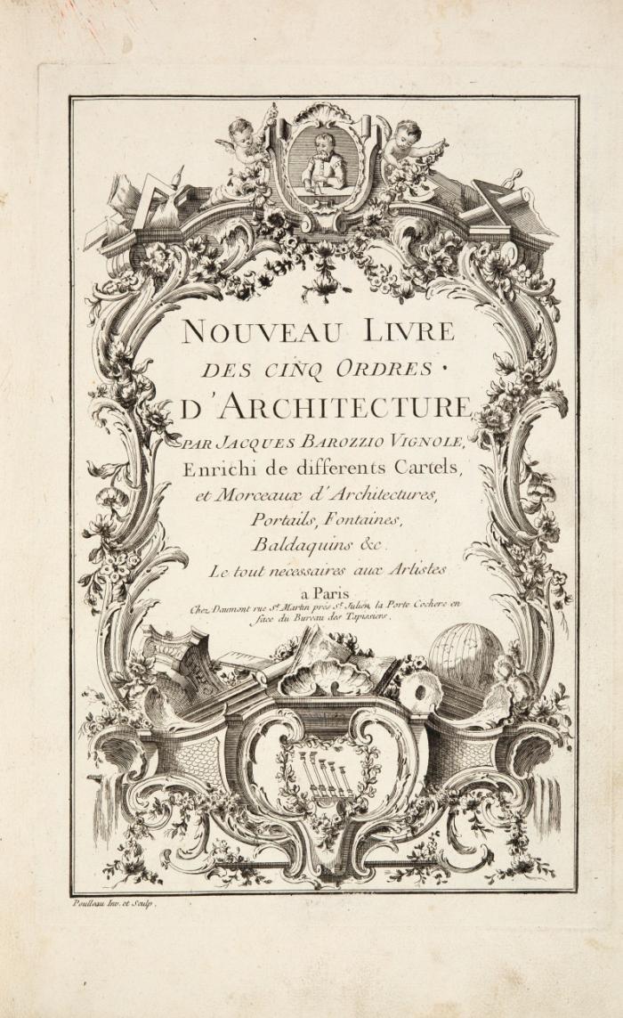 Nouveau livre des cinq ordres d'architecture.