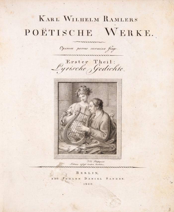 Poëtische Werke (hrsg. v. L. F. G. Göckingk). 2 Bde.