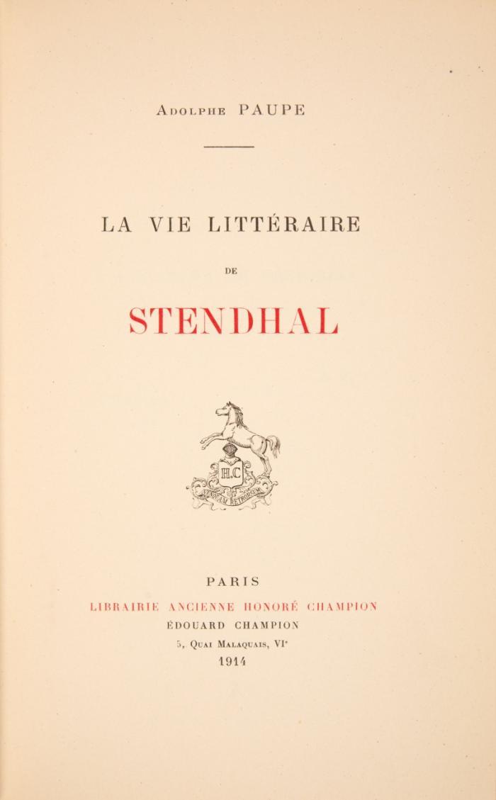 Oeuvres complètes de Stendhal. 37 Bde.