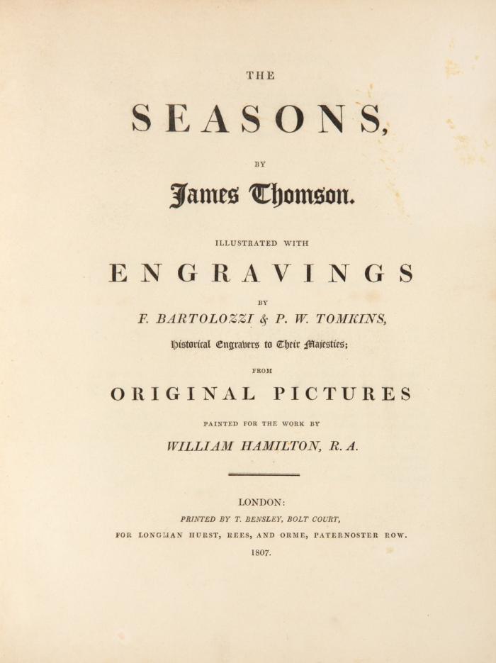 The seasons.